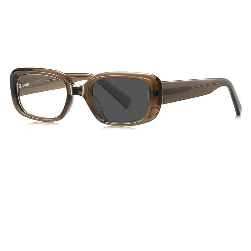 Kocolior Unisex Full Rim Square Acetate Photochromic Reading Glasses 412241.