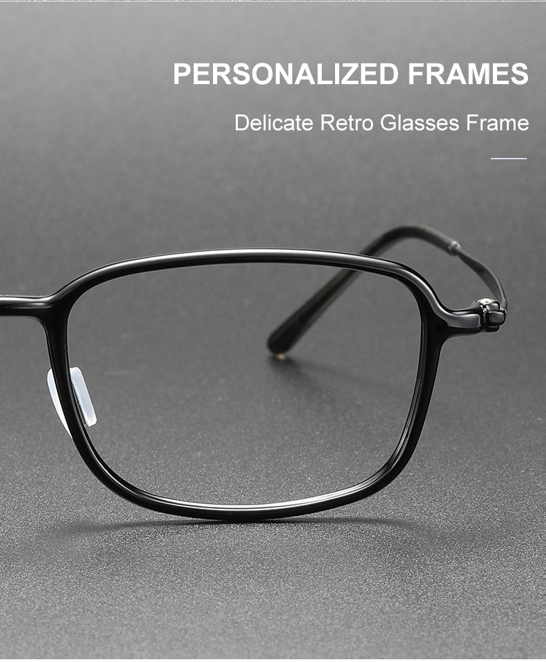 Chashma Unisex Full Rim Polygon Square Ultem Titanium Eyeglasses 86324 — view 2 | Chashma at FuzWeb