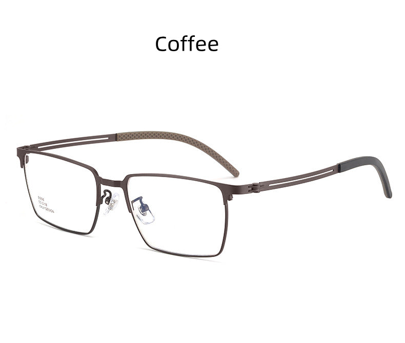 Kocolior Unisex Full Rim Polygon Square Alloy Reading Glasses 79996.