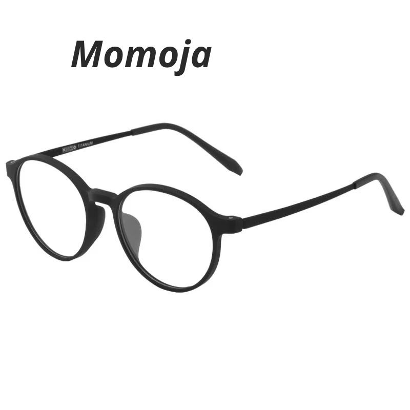 Momoja Women's Full Rim Round Tr 90 Rubber Alloy Eyeglasses 723050