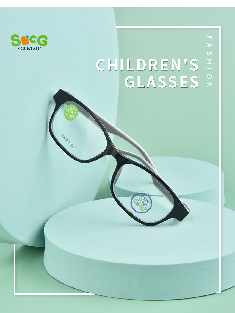 Secg Unisex Childrens Full Rim Round Tr 90 Silicone Eyeglasses 19013 — view 18 | Secg at FuzWeb