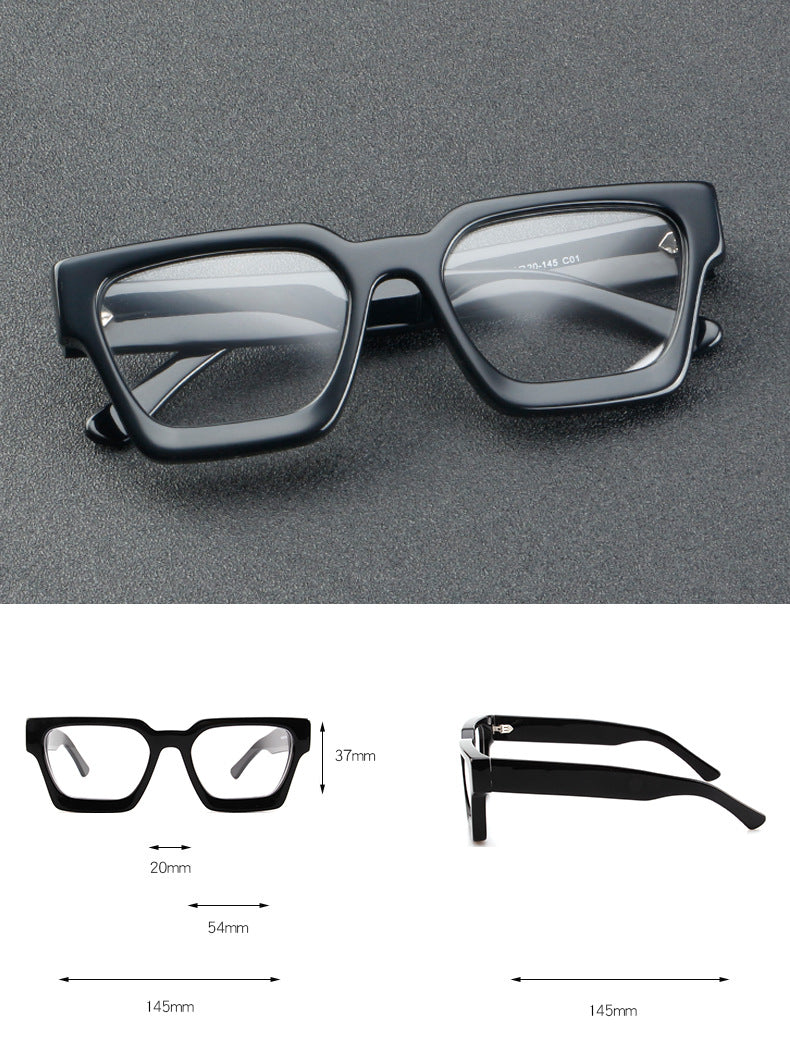 Vicky Unisex Full Rim Square Brow Line Acetate Reading Glasses 631439 — view 1 | Vicky at FuzWeb