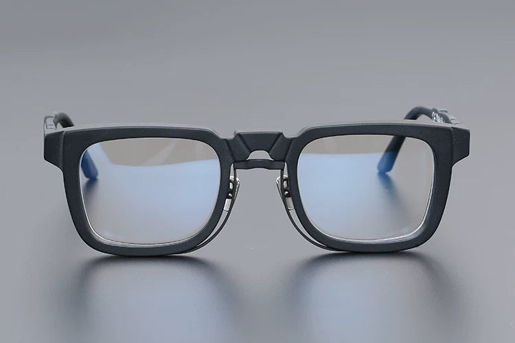 Aimee Unisex Full Rim Square Acetate Eyeglasses 6555 — view 2 | Aimee at FuzWeb