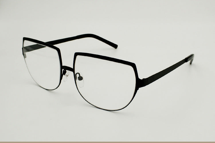 Yujo Unisex Cosplay Full Rim Flat Top Round Alloy Eyeglasses Y007 — view 3 | Yujo at FuzWeb