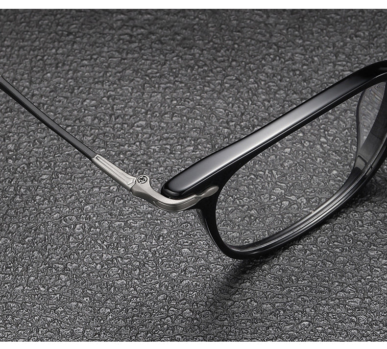 Krasivyy Mens Full Rim Square Titanium Acetate Eyeglasses 715888 — view 2 | Krasivyy at FuzWeb