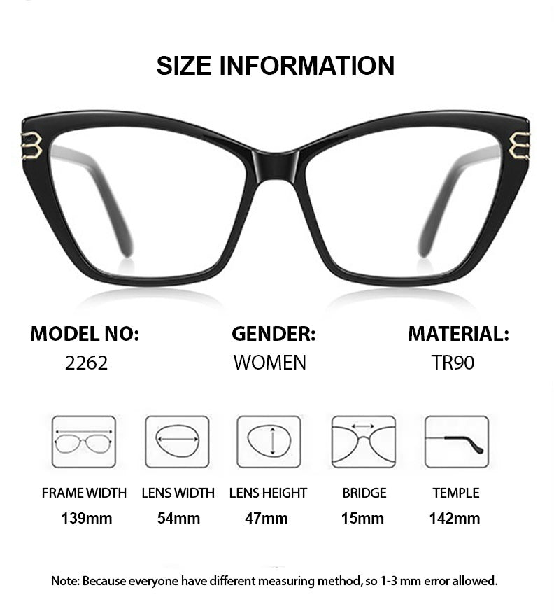 Chashma Ochki Womens Full Rim Cat Eye Tr 90 Alloy Eyeglasses 882262 — view 1 | Chashma Ochki at FuzWeb