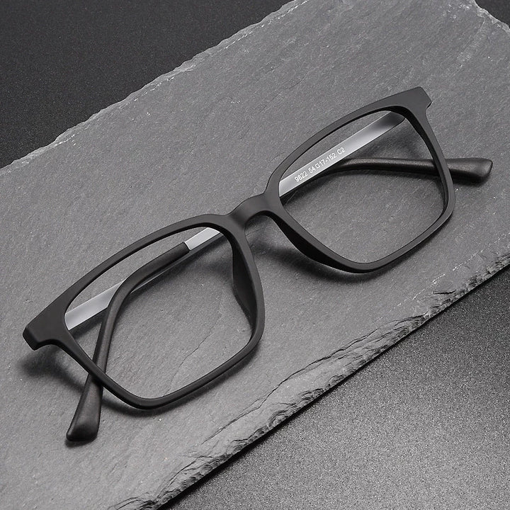 Kocolior Unisex Full Rim Square Tr 90 Titanium Hyperopic Reading Glasses 8922 — view 2 | Kocolior at FuzWeb
