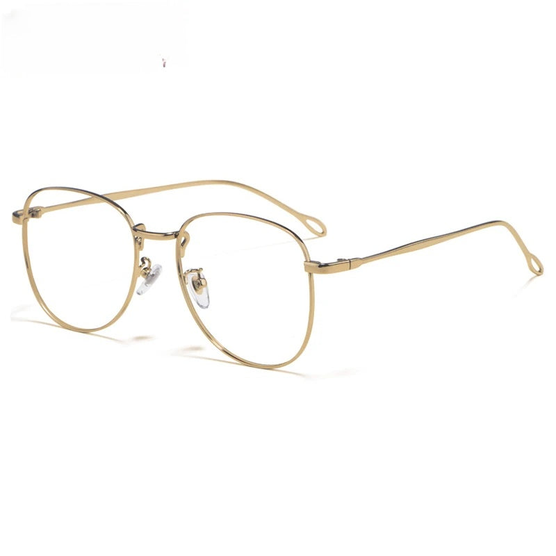 Chashma Ottica Unisex Full Rim Round Square Stainless Steel Eyeglasses — view 9 | Chashma Ottica at FuzWeb