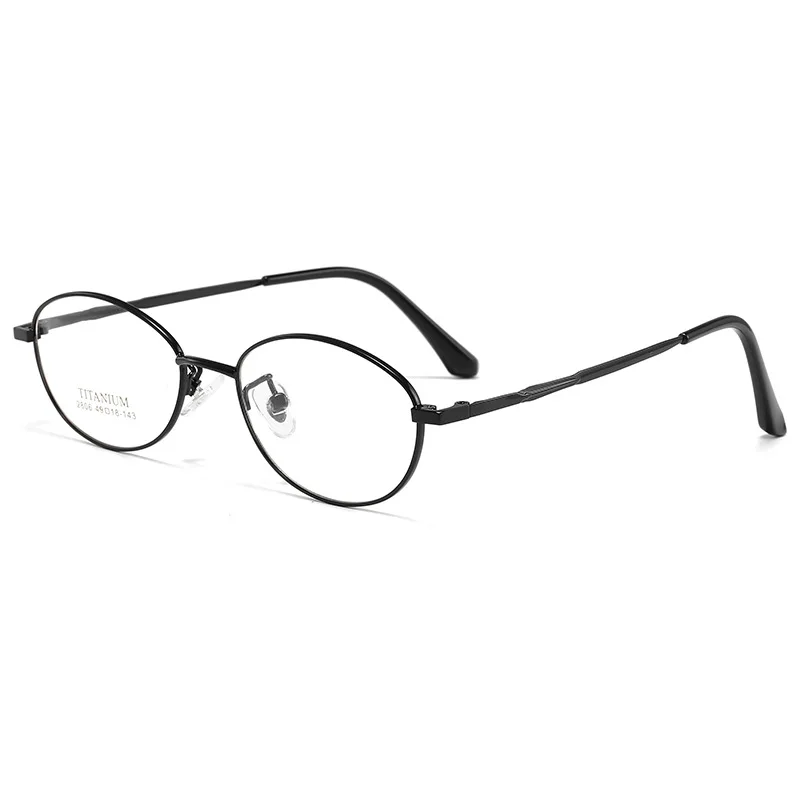 Gmei Optical 2806K women's oval alloy prescription eyeglasses — view 10