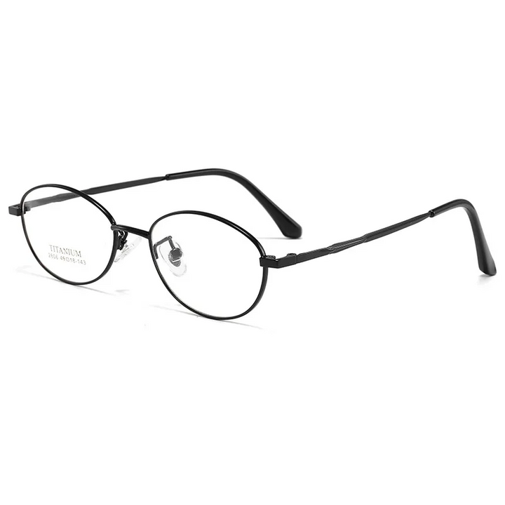 Gmei Optical 2806K women's oval alloy prescription eyeglasses — view 10