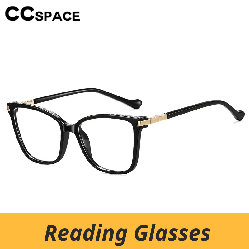 CCspace Women's  Full Rim Square Tr 90 Alloy Reading 312713