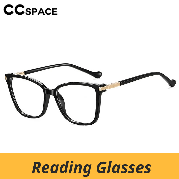 CCspace Women's  Full Rim Square Tr 90 Alloy Reading 312713