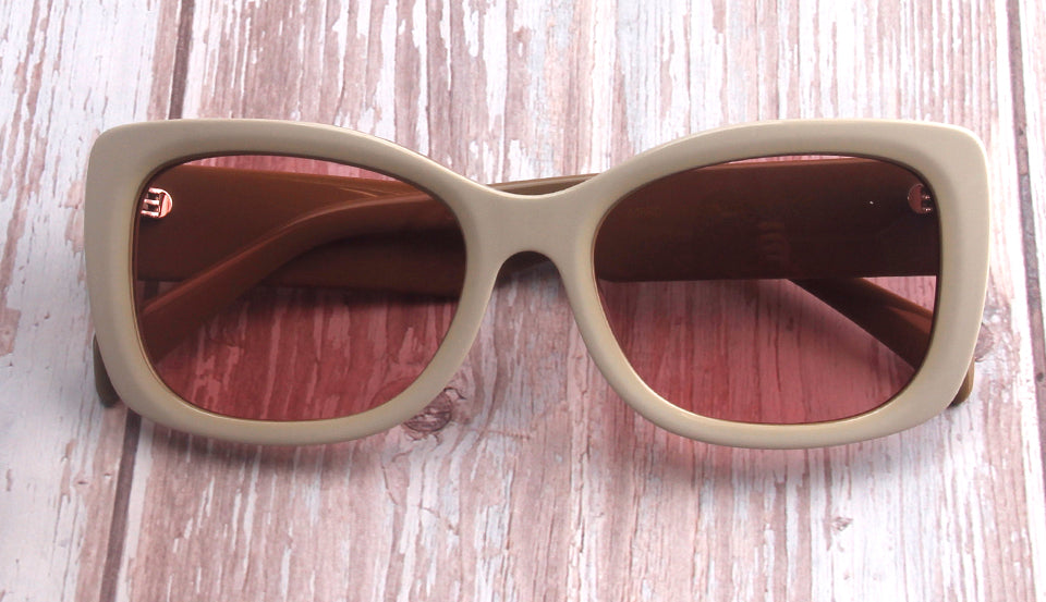 Esnbie Womens Full Rim Butterfly Square Acetate Sunglasses 420856 — view 2 | Esnbie at FuzWeb