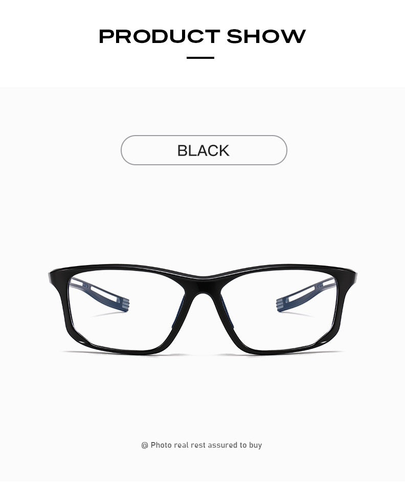 Chashma Ochki Unisex Full Rim Square Tr 90 Titanium Eyeglasses 883001.