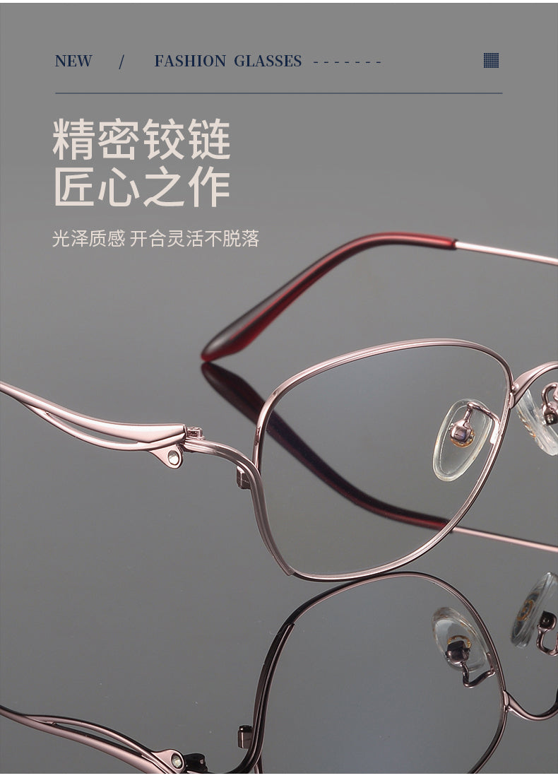 Reven Jate Womens Full Rim Square Cat Eye Alloy Eyeglasses 661179 — view 2 | Reven Jate at FuzWeb