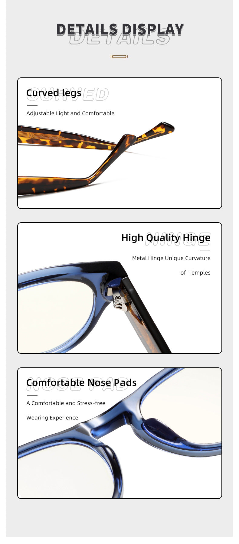 Kocolior Womens Full Rim Round Acetate Alloy Photochromic Reading Glasses 682528 — view 1 | Kocolior at FuzWeb