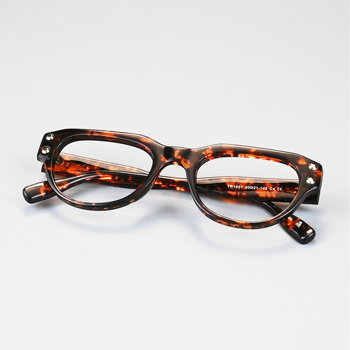 Kocolior Unisex Full Rim Oval Tr 90 Photochromic Reading Glasses 671027 — view 1 | Kocolior at FuzWeb