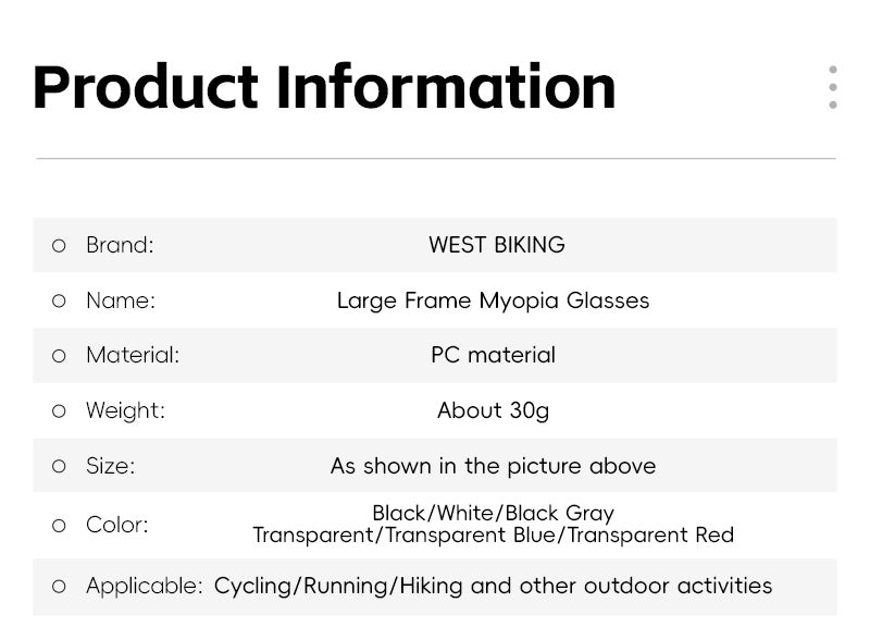 West Biking Unisex Semi Rim Square Over Frame Polycarbonate Sunglasses 770703 — view 2 | West Biking at FuzWeb