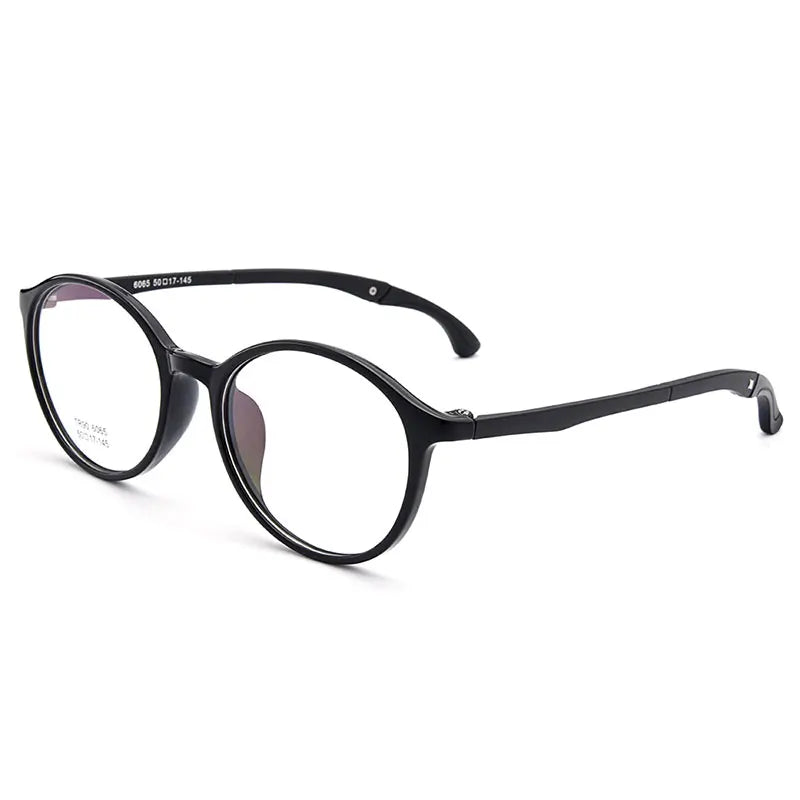 Gmei Unisex Eyeglasses Ultra-Light Tr90 Plastic Round M6065 — view 9 | Gmei Optical at FuzWeb