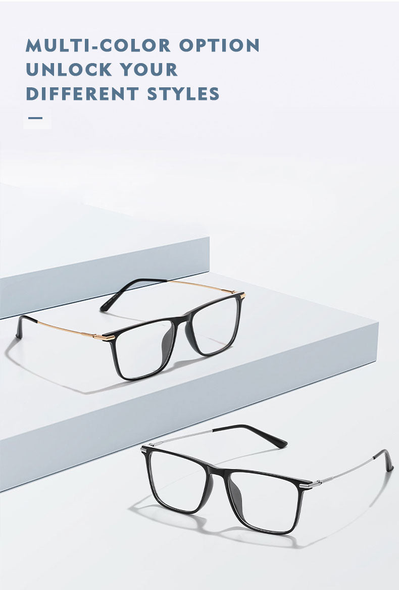 Kansept Mens Full Rim Square Tr 90 Titanium Reading Glasses K007 — view 2 | Kansept at FuzWeb