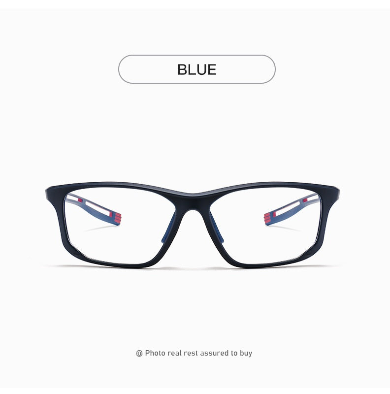 Chashma Ochki Unisex Full Rim Square Tr 90 Titanium Eyeglasses 883001.