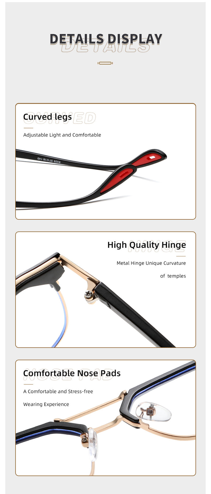 Kocolior Unisex Full Rim Square Tr 90 Alloy Double Bridge Photochromic Reading Glasses 968329 — view 1 | Kocolior at FuzWeb
