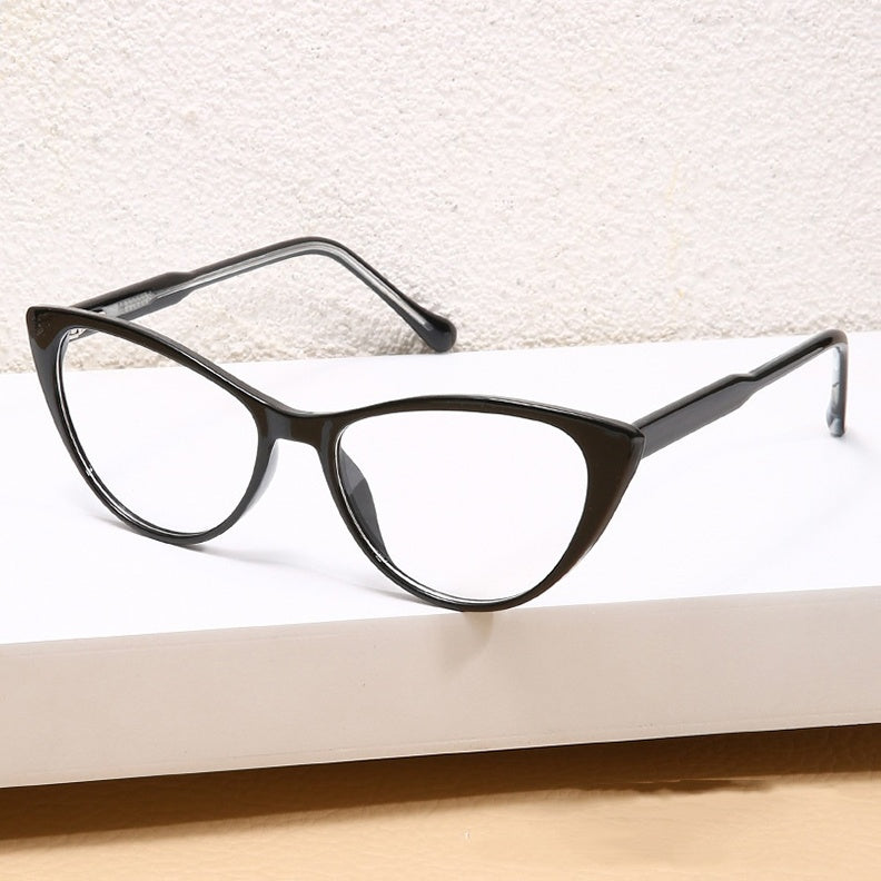 Chashma Ochki Womens Full Rim Cat Eye Tr 90 Alloy Eyeglasses 369125 — view 2 | Chashma Ochki at FuzWeb