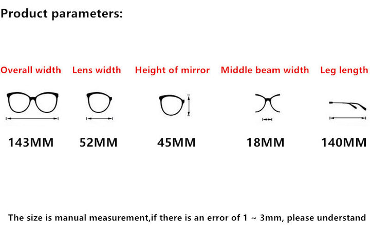 Nobler Unisex Semi Rim Large Square Titanium Acetate Eyeglasses M96 — view 6 | Nobler at FuzWeb