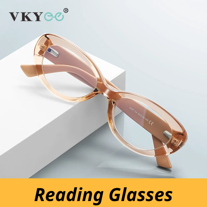Vicky Women's Full Rim Oval Tr 90 Titanium Reading Glasses 512257