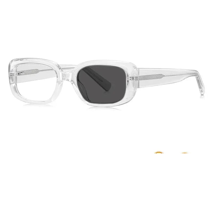 Kocolior Unisex Full Rim Square Acetate Photochromic Reading Glasses 412241.