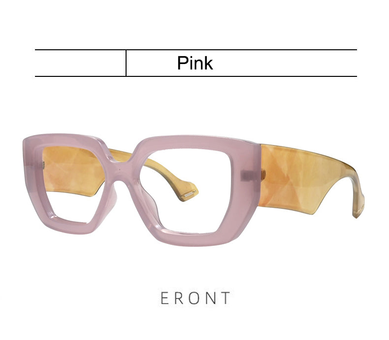 Kocolior Unisex Full Rim Square Acetate Photochromic Reading Glasses 86320.