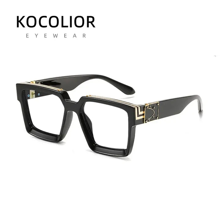 Kocolior 862290 Unisex Full Rim Brow Line Square PC Frames FuzWeb