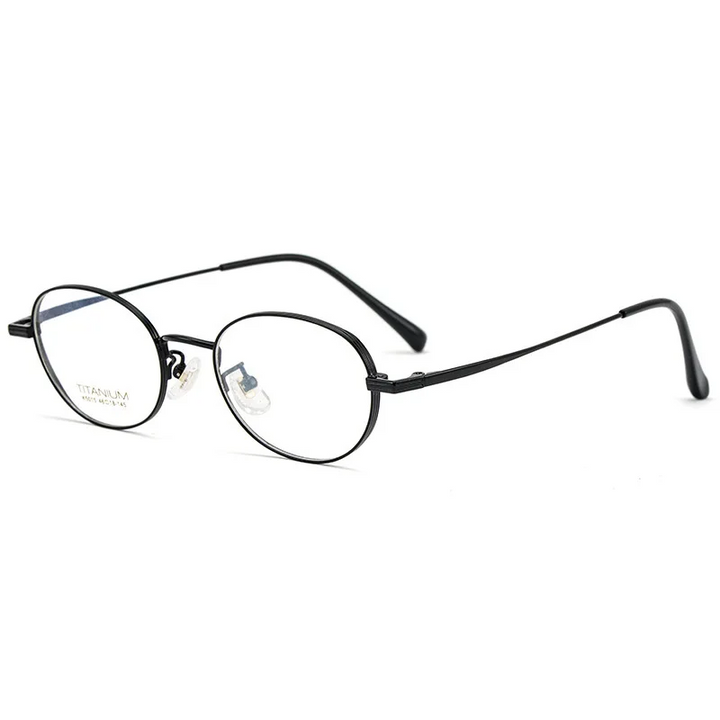 Gmei Optical K5015 women's oval titanium prescription eyeglasses — view 6