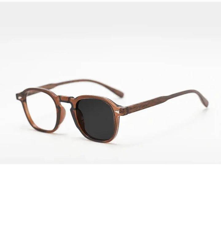 Kocolior Unisex Full Rim Square Tr 90 Alloy Photochromic Reading Glasses 75261.