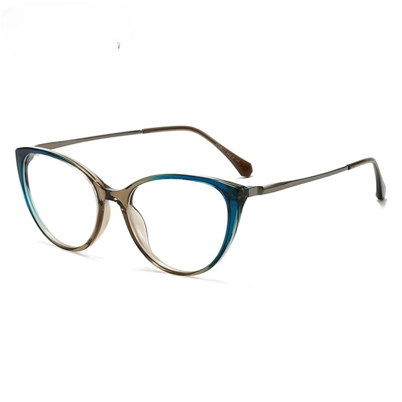 Chashma Ochki Womens Full Rim Cat Eye Fashion Acetate Eyeglasses 341084 — view 1 | Chashma Ochki at FuzWeb