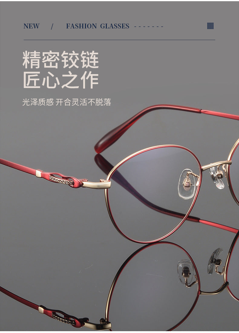 Reven Jate Womens Full Rim Oval Square Alloy Eyeglasses 661146 — view 2 | Reven Jate at FuzWeb