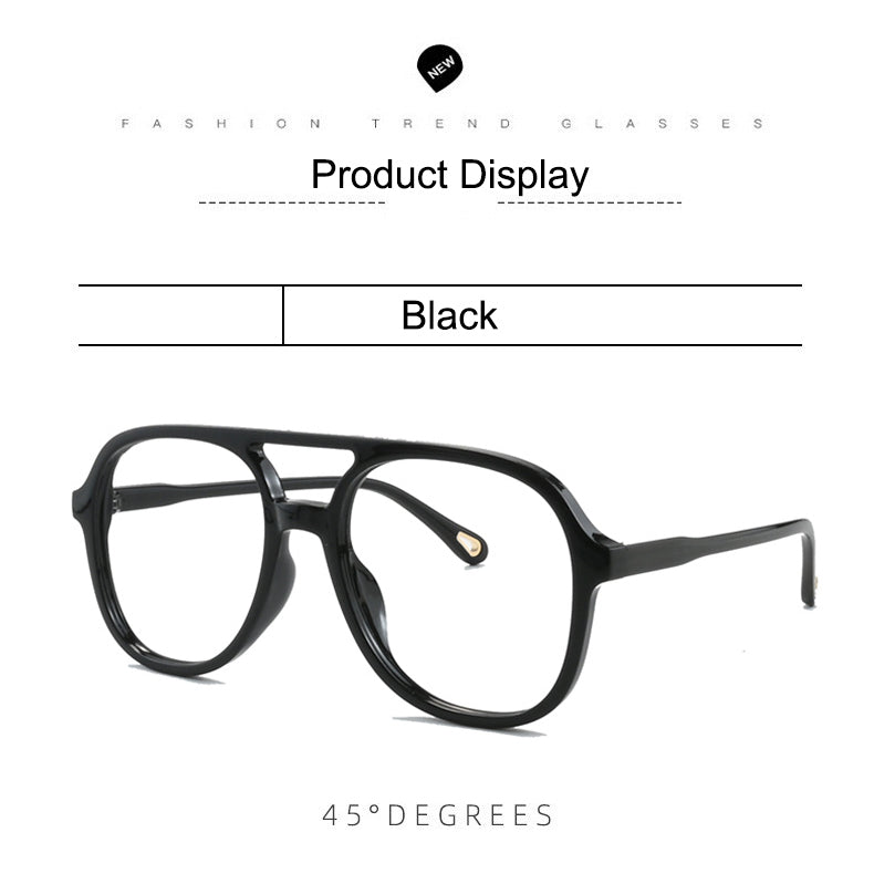 Kocolior Unisex Full Rim Square Double Bridge Tr 90 Reading Glasses 73312 — view 1 | Kocolior at FuzWeb