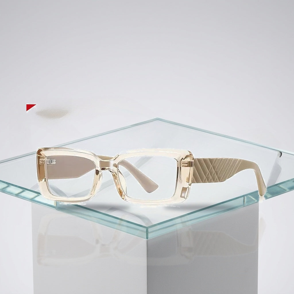 Vicky Women's Full Rim Rectangle Tr 90 Titanium Eyeglasses Unisex 512247 - Luxury Studio View