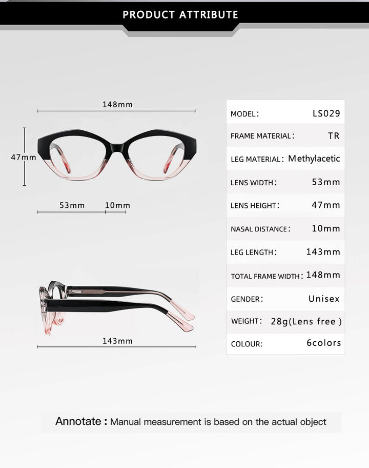 Vicky Unisex Full Rim Oval Tr 90 Titanium Reading Glasses 97029 — view 1 | Vicky at FuzWeb