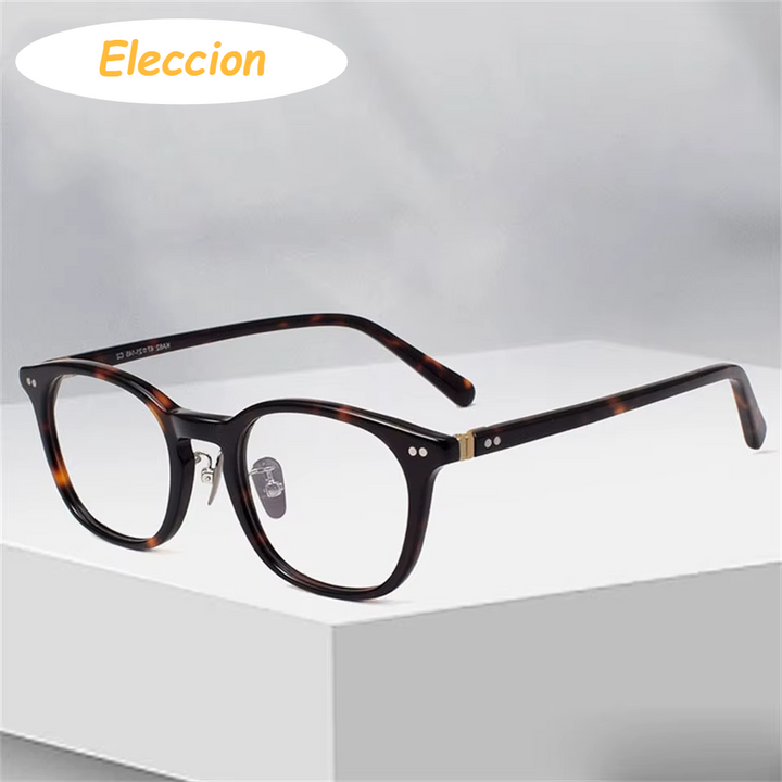 Eleccion Women's Full Rim Square Acetate Eyeglasses 94263