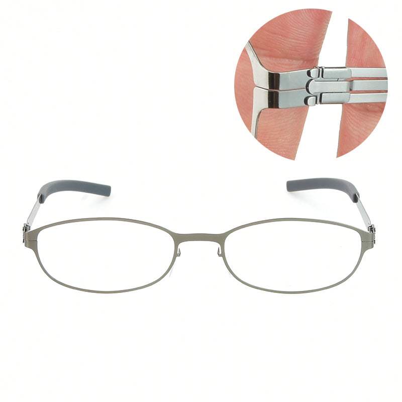Aimee Womens Full Rim Oval Round Screwless Steel Eyeglasses 71003 — view 2 | Aimee at FuzWeb