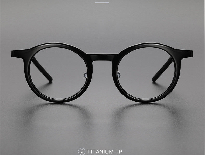 Aimee Womens Full Rim Round Titanium Acetate Eyeglasses 481846 — view 2 | Aimee at FuzWeb