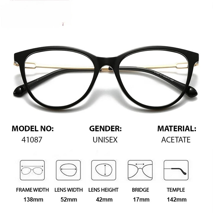 Chashma Ochki Womens Full Rim Cat Eye Acetate Eyeglasses 341087 — view 2 | Chashma Ochki at FuzWeb