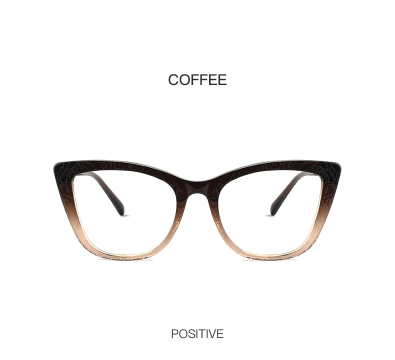 Hotochki Womens Full Rim Cat Eye TR-90 Resin Acetate Frame Eyeglasses Z508 — view 12 | Hotochki at FuzWeb