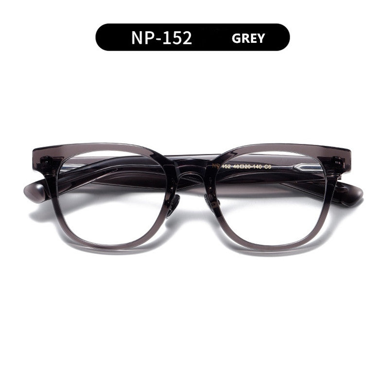 Aimee Unisex Full Rim Square Titanium Acetate Eyeglasses 14152 — view 12 | Aimee at FuzWeb
