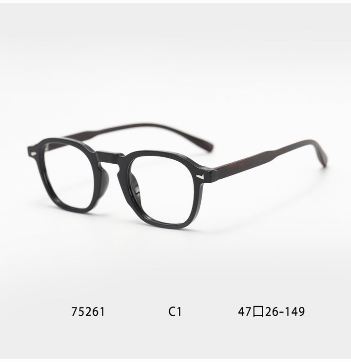 Kocolior Unisex Full Rim Square Tr 90 Alloy Photochromic Reading Glasses 75261.