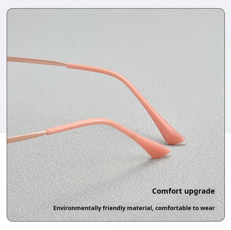 Xbora Womens Full Rim Round Titanium Eyeglasses 544642 — view 2 | Xbora at FuzWeb