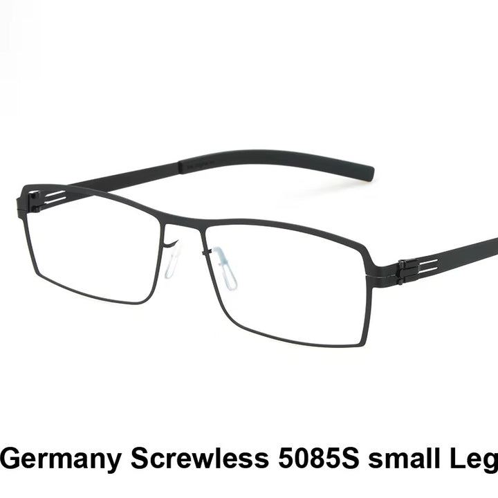 Bobbie Full Rim 508500 Unisex Square Stainless Steel Screwless Frames — view 1 | Bobbie at FuzWeb
