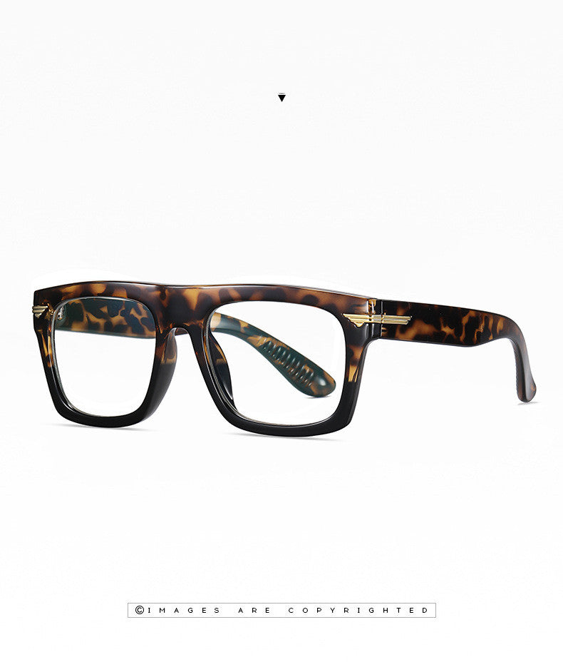 Kocolior Unisex Full Rim Square Acetate Hyperopic Reading Glasses 3394.