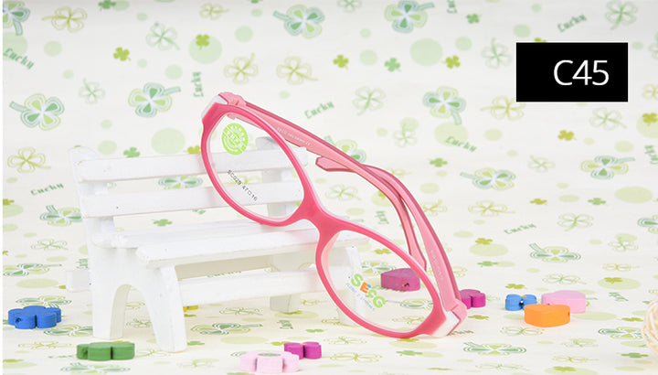 Secg Unisex Youths Full Rim Round Tr 90 Silicone Eyeglasses 3029 — view 4 | Secg at FuzWeb